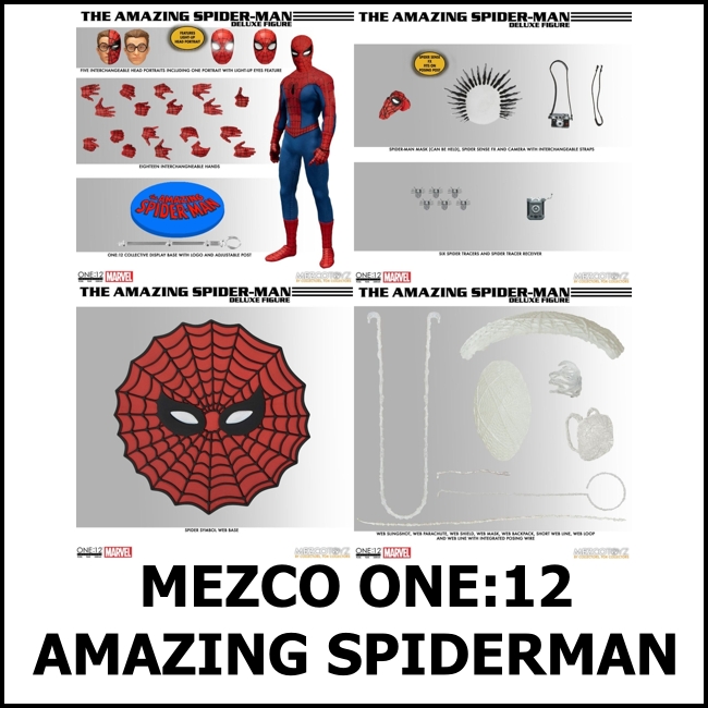 New Mezco ONE:12 The Amazing Spiderman