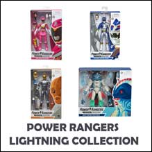 New Poewr Rangers Lightning Collection