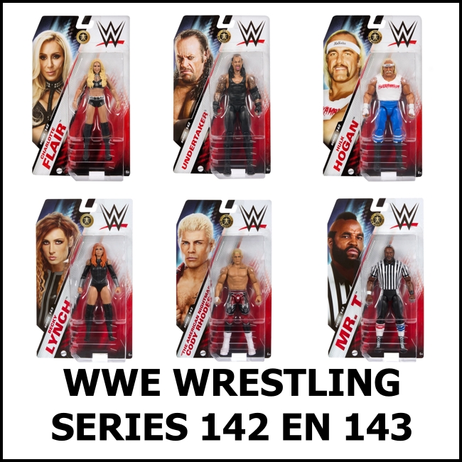 New WWE Basic Figures series 142 en series 143
