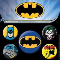 Batman button 5 pak