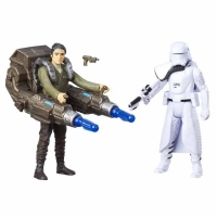 B8612 Star Wars TFA FO Snowtrooper Officer and Poe Dameron 2-pack
