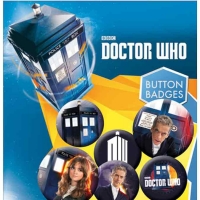 BP0545 Dr Who button 6 pack 12th Doctor