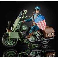 E4704 Marvel Legends Capt America with Motorcycle 15-cm