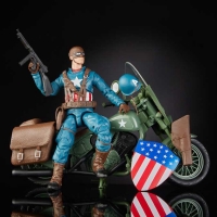 E4704 Marvel Legends Capt America with Motorcycle 15-cm