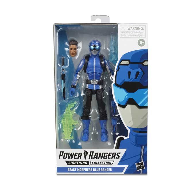 E7756 Power Rangers Lightning Beast Morphers Blue Ranger