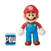 72687 SuperMario Mario with Power Block 10-cm actionfigure