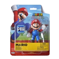 72687 SuperMario Mario with Power Block 10-cm actionfigure