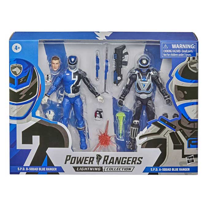 F1171 Power Rangers Lightning B Blue Ranger v A Blue Ranger