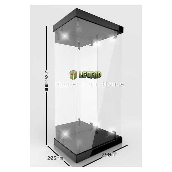 002B MLH Display with light for 1/4 figures (black)
