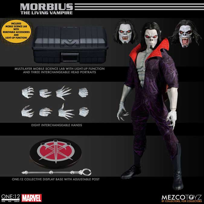 76940 Mezco One_12 Morbius Ligth-up figure
