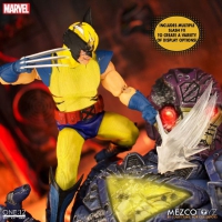 76536 Mezco One:12 Wolverine Deluxe Steel Box Edition 16-cm