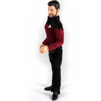 63055 Star Trek TNG Cmdr Will Riker action figure 20-cm