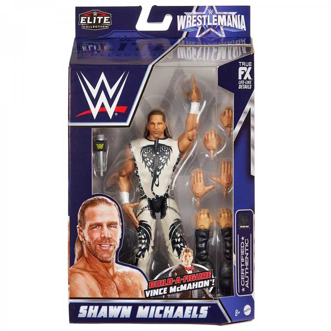 wwe shawn michaels elite action figure