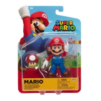 40557 SuperMario Mario with Super Mushroom 10-cm w-27