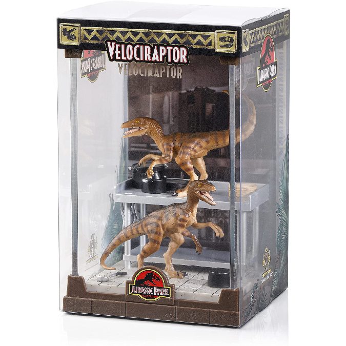 2502 Jurassic Park Velociraptors PVC Diorama 18-cm