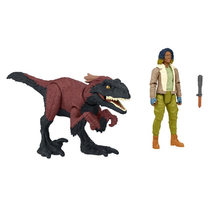 Gwm27 Jw Dominion Kayla And Pyroraptor Playset Action Figure Playground 