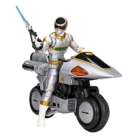 F8206 Power Rangers Lightning In Space Silver Ranger with Bike