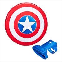 B9944 Avengers Roleplay Replica Captain America Magnetic Shield and Gauntlet