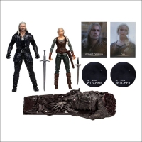 13813 Witcher multipack Geralt and Ciri (Netflix) 18-cm