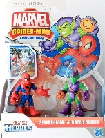 37930 Playskool Heroes Spiderman and Green Goblin